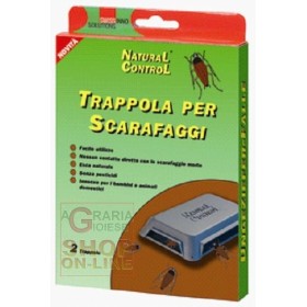 TRAOPPOLA PER SCARAFAGGI E BLATTE CON ESCA PZ. 2 TRAOPPOLA PER SCARAFAGGI E BLATTE CON ESCA PZ. 2