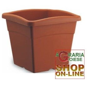 VASO IN PLASTICA QUADRATO FESTO CM. 35 x 35 VASO IN PLASTICA QUADRATO FESTO CM. 35 x 35