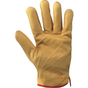 GUANTO FIORE DI BOVINA FELPATO INTERNAMENTE  TG  10 GUANTO FIORE DI BOVINA FELPATO INTERNAMENTE TG 10