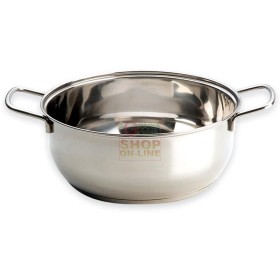 MAX CASSERUOLA ACCIAIO 2/M DIA.18CM BASIC MAX CASSERUOLA ACCIAIO 2/M DIA.18CM BASIC