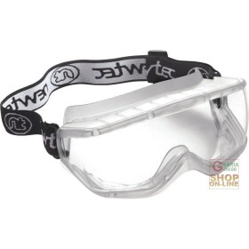 OCCHIALI PANORAMICI IN PVC VENTILAZIONE INDIRETTA  TRATTAMENTO ANTIGRAFFIO E ANTIAPPANNANTE OCCHIALI PANORAMICI IN PVC VENTILAZIONE INDIRETTA TRATTAMENTO