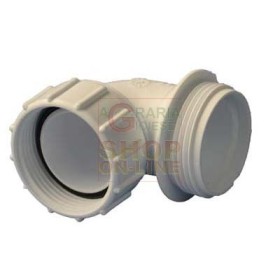ADATTATORE CURVO DM. 32 11/4 X 11/4 PER SIFONE HEPVO ADATTATORE CURVO DM. 32 11/4 X 11/4 PER SIFONE HEPVO