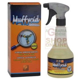 FAREN MUFFYCID PULISCE MACCHIE MUSCHU MUFFE E ALGHE ML. 500 FAREN MUFFYCID PULISCE MACCHIE MUSCHU MUFFE E ALGHE ML. 500