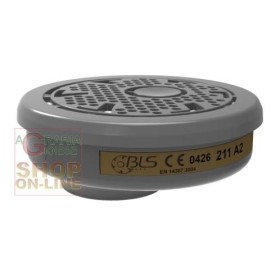 FILTRO PER MASCHERA BLS 4000 5600  5700 VAPORI ORGANICI ART. 211 A2 FILTRO PER MASCHERA BLS 4000 5600 5700 VAPORI ORGANICI ART. 211