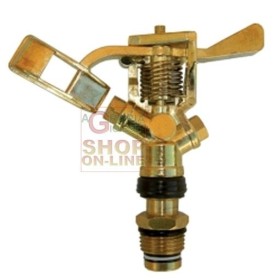 IRRIGATORE IN OTTONE A BATTENTE ATTACCO 1/2 POLLICE MASCHIO IRRIGATORE IN OTTONE A BATTENTE ATTACCO 1/2 POLLICE MASCHIO
