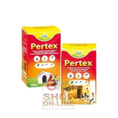 PERTEX INSETTICIDA PER POLLAI CANI CUCCE E STALLE ML. 100