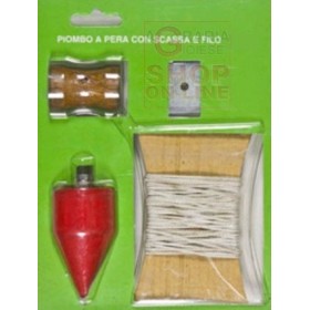 PIOMBO A PERA CON SCASSA E FILO GR. 300 PIOMBO A PERA CON SCASSA E FILO GR. 300