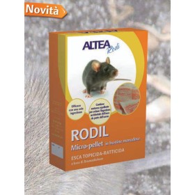 RODIL ESCA TOPICIDA-RATTICIDA MICRO-PELLETTATA, IN BUSTINE MONODOSE RODIL ESCA TOPICIDA-RATTICIDA MICRO-PELLETTATA, IN BUSTINE