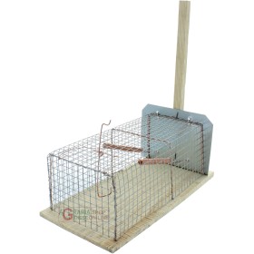 TRAPPOLA PER TOPI MEDIA IN RETE CM. 11 X 25 X 10 TRAPPOLA PER TOPI MEDIA IN RETE CM. 11 X 25 X 10