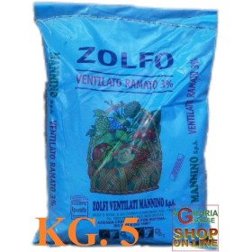 ZOLFO VENTILATO RAMATO 5% KG. 5 MANNINO ZOLFO VENTILATO RAMATO 5% KG. 5 MANNINO