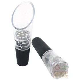 FACKELMANN TAPPO VINO DECANTER AERATORE CON SISTEMA VACUUM ART. 49519 FACKELMANN TAPPO VINO DECANTER AERATORE CON SISTEMA VACUUM ART.