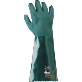 GUANTO PVC CM 45  COLORE VERDE  TG  9 5 GUANTO PVC CM 45 COLORE VERDE TG 9 5