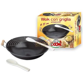 MAX WOK CON ACCESSORI  DIA 31CM MAX WOK CON ACCESSORI DIA 31CM