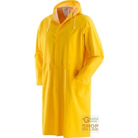 CAPPOTTO PVC BISPALMATO GIALLO  TG  S M L XL XXL XXXL CAPPOTTO PVC BISPALMATO GIALLO TG S M L XL XXL XXXL