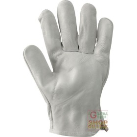 GUANTO TUTTO FIORE BOVINA  COLORE BIANCO  TG  8 9 10 GUANTO TUTTO FIORE BOVINA COLORE BIANCO TG 8 9 10