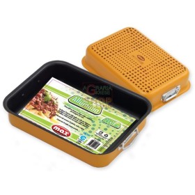 MAX TEGLIA RETTANGOLARE 25X18CM ALLUMINIA MAX TEGLIA RETTANGOLARE 25X18CM ALLUMINIA