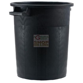 BIDONE NERO SOVRAPPONIBILE SENZA COPERCHIO LT. 35 ICS BIDONE NERO SOVRAPPONIBILE SENZA COPERCHIO LT. 35 ICS