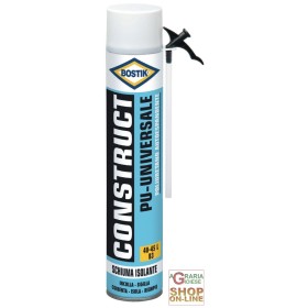 BOSTIK SCHIUMA ISOLANTE POLIURETANICA PU UNIVERSALE ML.750 BOSTIK SCHIUMA ISOLANTE POLIURETANICA PU UNIVERSALE ML.750