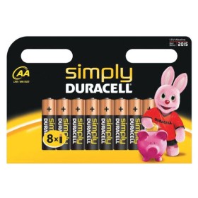 DURACELL SIMPLY ALCALINA STILO 8 PZ. MN150 DURACELL SIMPLY ALCALINA STILO 8 PZ. MN150