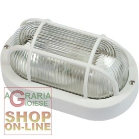 FME ART.62702 PLAFONIERA OVALE GRIGLIA BIANCA WATT 60 FME ART.62702 PLAFONIERA OVALE GRIGLIA BIANCA WATT 60
