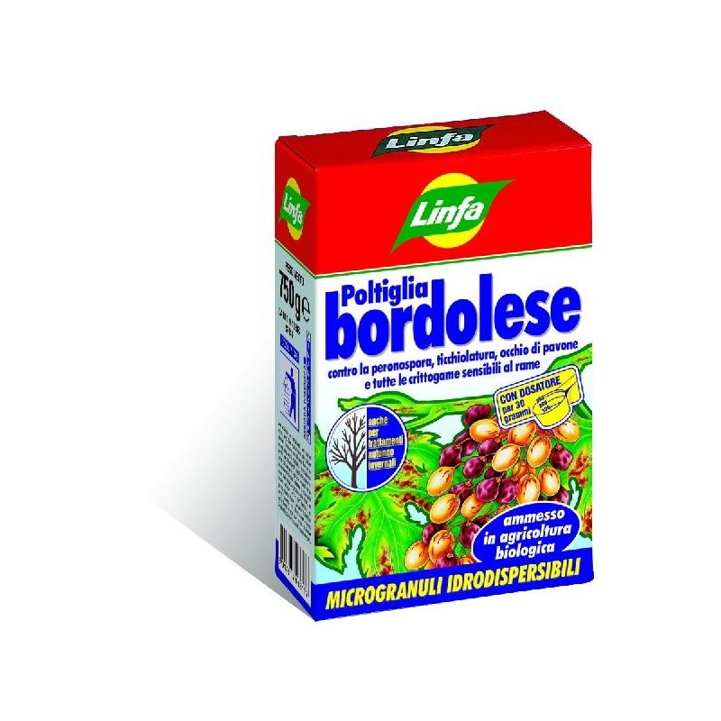 LINFA FUNGICIDA POLTIGLIA BORDOLESE GR.200 LINFA FUNGICIDA POLTIGLIA BORDOLESE GR.200