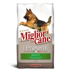 MIGLIORCANE KG. 3 PREFERITI ADULTI CON POLLO E RISO MIGLIORCANE KG. 3 PREFERITI ADULTI CON POLLO E RISO