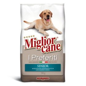 MIGLIORCANE KG. 3 PREFERITI SENIOR CON MANZO E AVENA MIGLIORCANE KG. 3 PREFERITI SENIOR CON MANZO E AVENA