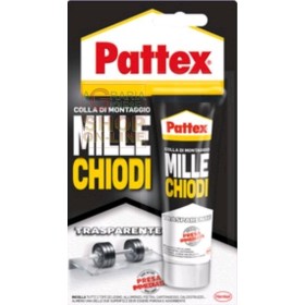 PATTEX COLLA MILLECHIODI TRASPARENTE BLISTER GR. 40 PATTEX COLLA MILLECHIODI TRASPARENTE BLISTER GR. 40