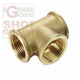 TEE FEMMINA IN OTTONE GIALLO ART. 130 GR. 1 TEE FEMMINA IN OTTONE GIALLO ART. 130 GR. 1