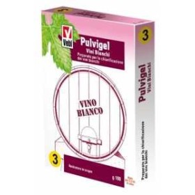 VEBI PULVIGEL PREPARATO PER LA CHIARIFICAZIONE DEI VINI BIANCHI PZ. 2 DA 50 GR. VEBI PULVIGEL PREPARATO PER LA CHIARIFICAZIONE DEI VINI BIANCHI