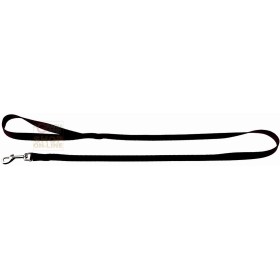 GUINZAGLIO PER CANI IN NYLON NERO CM. 2,5 X 120 FUSSDOG GUINZAGLIO PER CANI IN NYLON NERO CM. 2,5 X 120 FUSSDOG