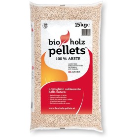 Pellet per stufe Bio Holz Pellets legno di Abete 100% kg. 15 Pellet per stufe Bio Holz Pellets legno di Abete 100% kg. 15