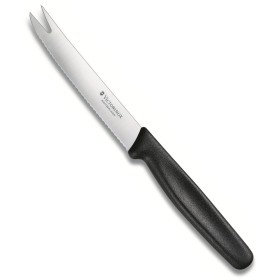 VICTORINOX COLTELLI ONDULATO A DUE PUNTE CON MANICO NERO 5.0933 VICTORINOX COLTELLI ONDULATO A DUE PUNTE CON MANICO NERO 5.0933