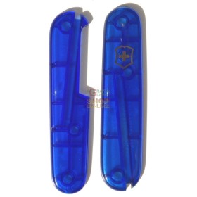 VICTORINOX COPPIA GUANCIE PER MULTIUSO MM. 92 TRANSLUCENTI BLU VICTORINOX COPPIA GUANCIE PER MULTIUSO MM. 92 TRANSLUCENTI BLU