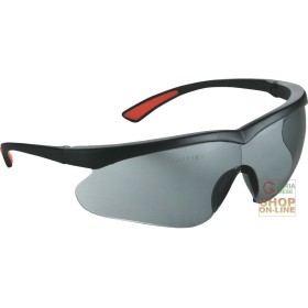 OCCHIALI A STANGHETTA MONTATURA NERA  LENTI GRIGIE  TRATTAMENTO ANTIGRAFFIO E ANTIAPPANNANTE OCCHIALI A STANGHETTA MONTATURA NERA LENTI GRIGIE TRATTAMENTO