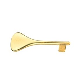 CHIAVE IN OTTONE PER PORTE COLORE CROMO SATINATO ART. 510 MM. 88 CHIAVE IN OTTONE PER PORTE COLORE CROMO SATINATO ART. 510 MM. 88