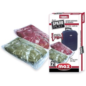 MAX SET 2 SAC. SOTTOVUOTO TRAVEL 60X95CM MAX SET 2 SAC. SOTTOVUOTO TRAVEL 60X95CM