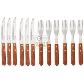 MAX SET GRAN GRILL 6 COLT+6 FORCH M/LEGNO MAX SET GRAN GRILL 6 COLT+6 FORCH M/LEGNO