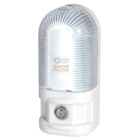 Boston luce notturna a 5 led Watt 1 lumen 14 2900K Airam con sensore crepuscolare Boston luce notturna a 5 led Watt 1 lumen 14 2900K Airam con