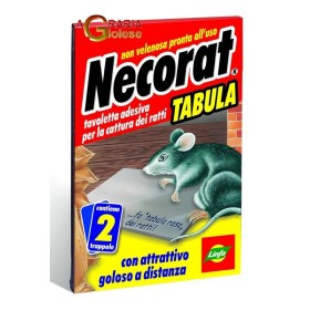 LINFA NECORAT TABULA TAVOLE ADESIVE PER TOPI E RATTI PZ. 2 LINFA NECORAT TABULA TAVOLE ADESIVE PER TOPI E RATTI PZ. 2