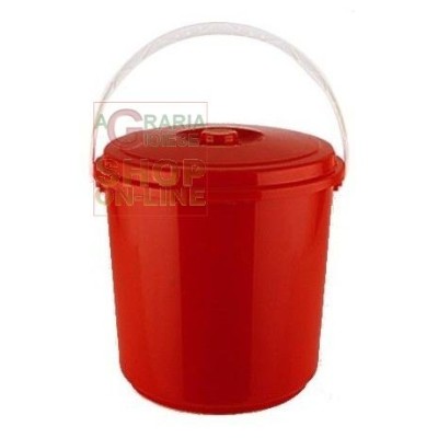 PATTUMIERA CON MANICO IN PLASTICA E COPERCHIO TRASHY LT. 18