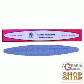 PIETRA PER AFFILARE CARBORUNDUM ORIGINALE OVALE CM. 22 PIETRA PER AFFILARE CARBORUNDUM ORIGINALE OVALE CM. 22
