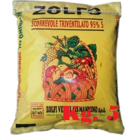 ZOLFO GIALLO SCORREVOLE TRIVENTILATO 95% KG. 5 MANNINO ZOLFO GIALLO TRIVENTILATO SCORREVOLE 95% KG. 5 MANNINO