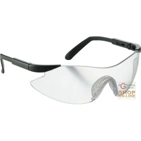 OCCHIALI A STANGHETTA  MONTATURA NERA  LENTI CHIARE  TRATTAMENTO ANTIGRAFFIO E ANTIAPPANNANTE OCCHIALI A STANGHETTA MONTATURA NERA LENTI CHIARE TRATTAMENTO