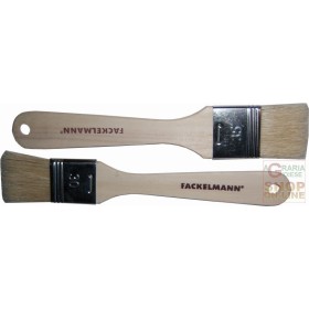 FACKELMANN PENNELLI PER CUCINA IN LEGNO CON SETOLE NATURALI PZ. 2 19X3X0,5 CM ART. 42996 FACKELMANN PENNELLI PER CUCINA IN LEGNO CON SETOLE NATURALI PZ.