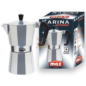 MAX CAFFETTIERA ALLUMINIO 3 TAZZE MAX CAFFETTIERA ALLUMINIO 3 TAZZE