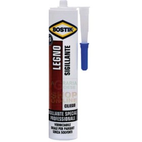 BOSTIK SIGILLANTE LEGNO E PAVIMENTO VERNICIABILE COLORE CILIEGIO ML. 300 BOSTIK SIGILLANTE LEGNO E PAVIMENTO VERNICIABILE COLORE