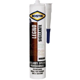 BOSTIK SIGILLANTE LEGNO E PAVIMENTO VERNICIABILE COLORE MOGANO ML. 300 BOSTIK SIGILLANTE LEGNO E PAVIMENTO VERNICIABILE COLORE MOGANO