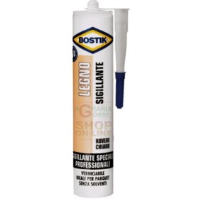 BOSTIK SIGILLANTE LEGNO E PAVIMENTO VERNICIABILE COLORE ROVERE CHIARO ML. 300 BOSTIK SIGILLANTE LEGNO E PAVIMENTO VERNICIABILE COLORE ROVERE