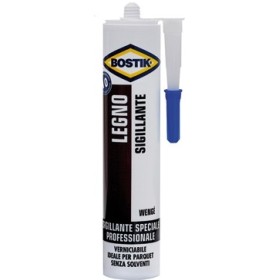 BOSTIK SIGILLANTE LEGNO E PAVIMENTO VERNICIABILE COLORE WENGE ML. 300 BOSTIK SIGILLANTE LEGNO E PAVIMENTO VERNICIABILE COLORE WENGE